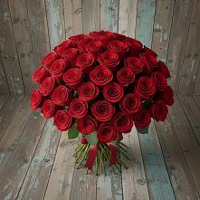 Букет 55 Красных роз Фридом #REPLACE_PRED# Радовицкий
