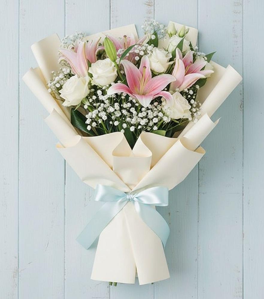 Букет цветов из: Лилии в Радовицкий