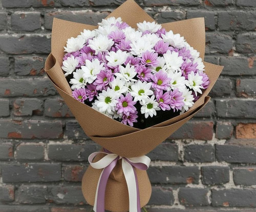 Букет цветов из: Хризантемы в Радовицкий