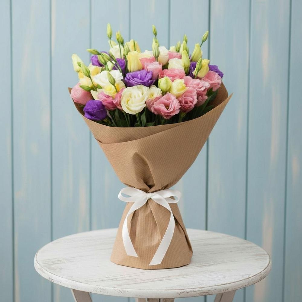 Букет цветов из: Лизиантусы в Радовицкий