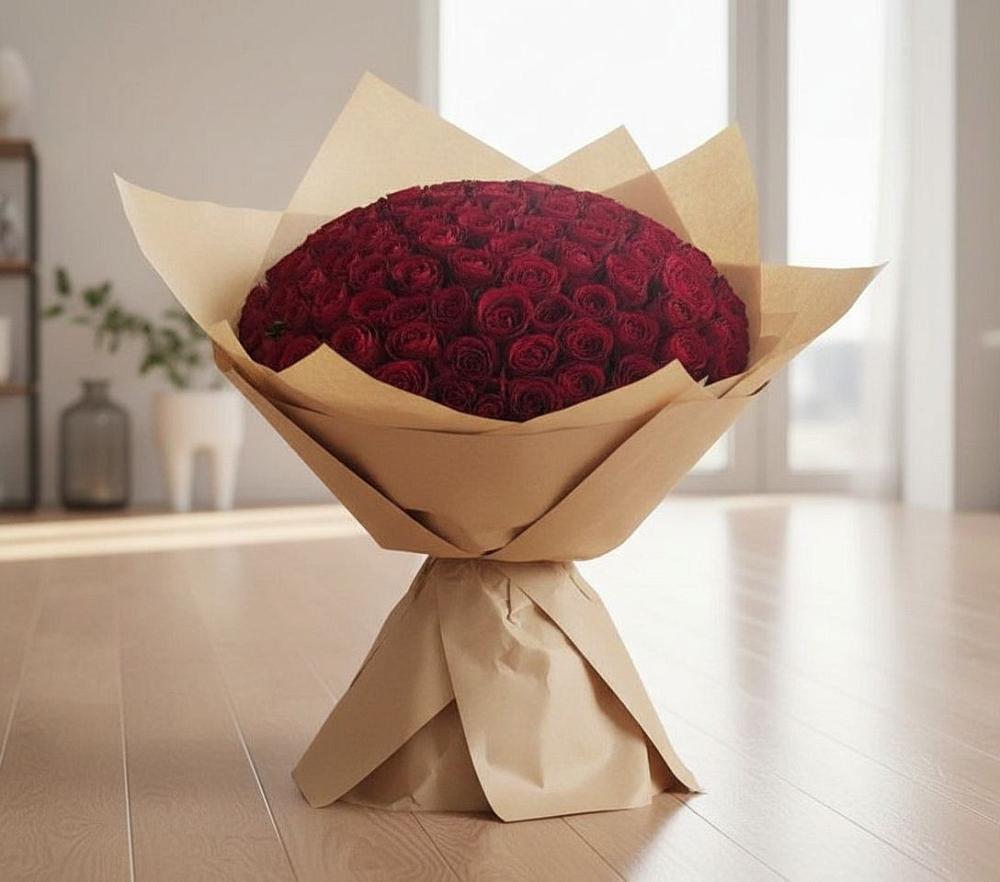 Букет 101 Красная роза в Радовицкий