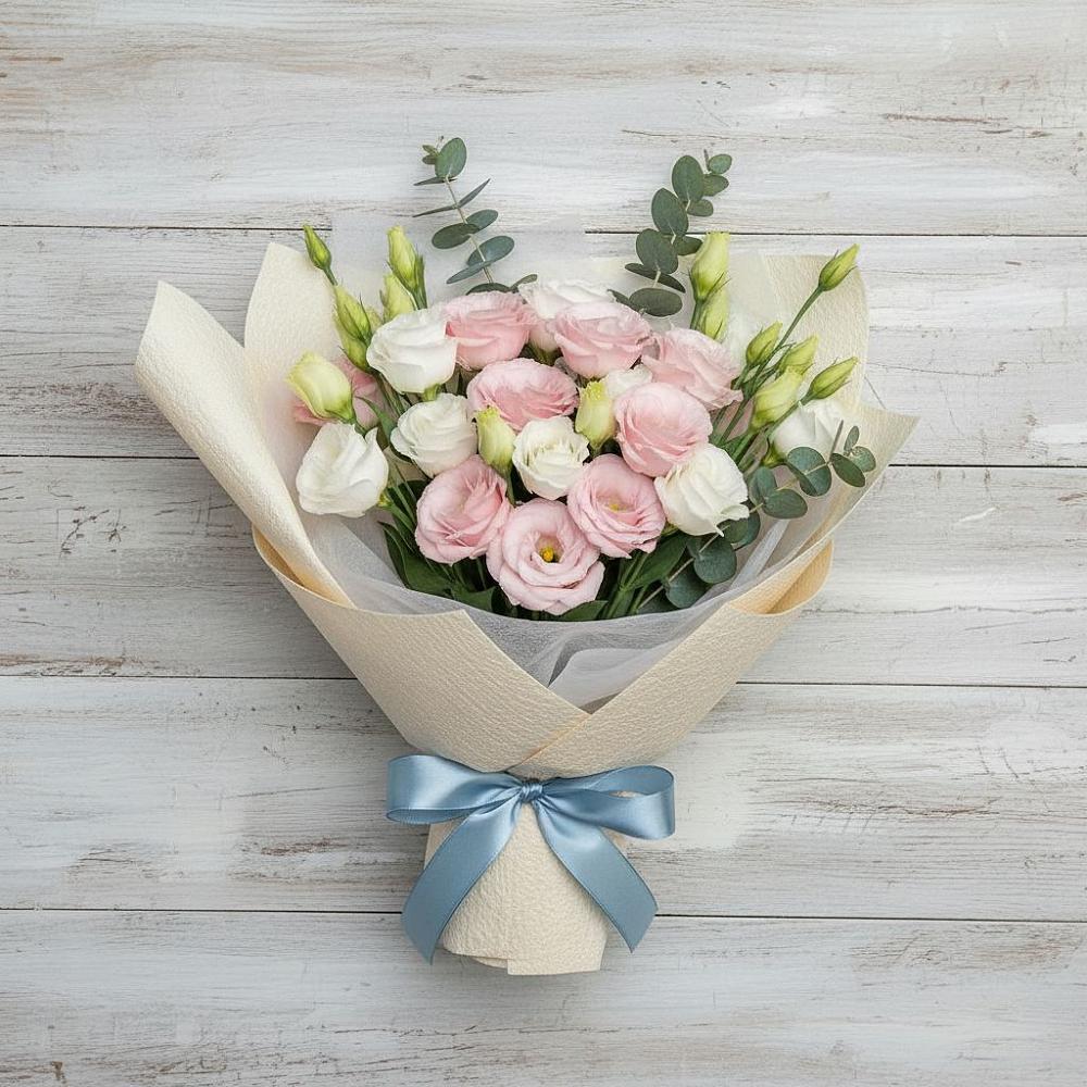 Букет цветов из: Лизиантусы в Радовицкий